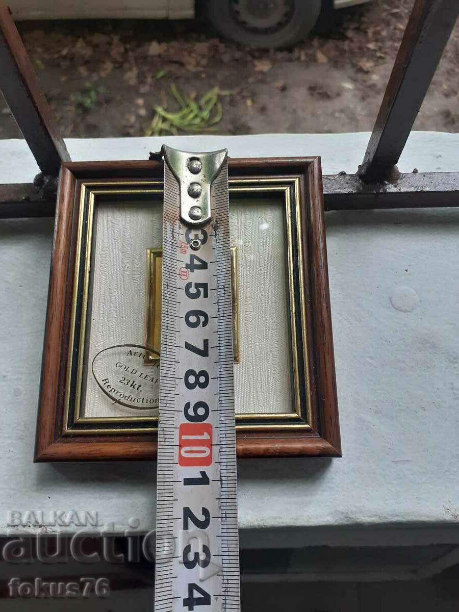 Picture miniature with gold foil signature frame certificate - 5 Picture miniature with gold foil signature frame certificate - 5