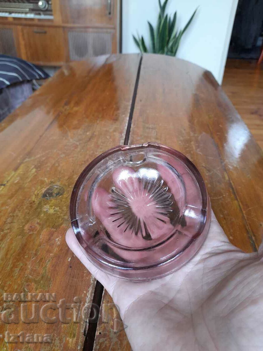 Delivery of Old glass ashtray