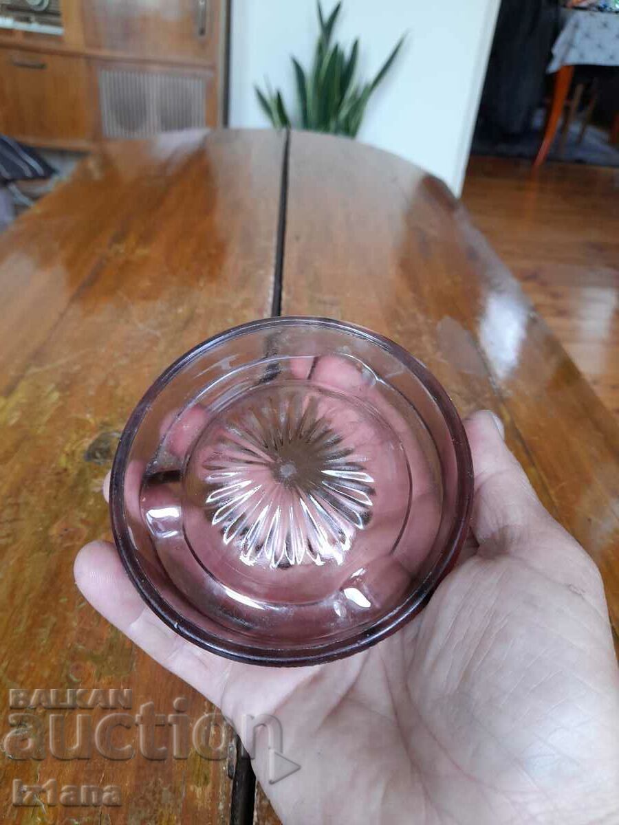 Old glass ashtray - 5