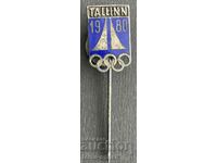 541 USSR Olympic badge Olympics Moscow Tallinn 1980. Email