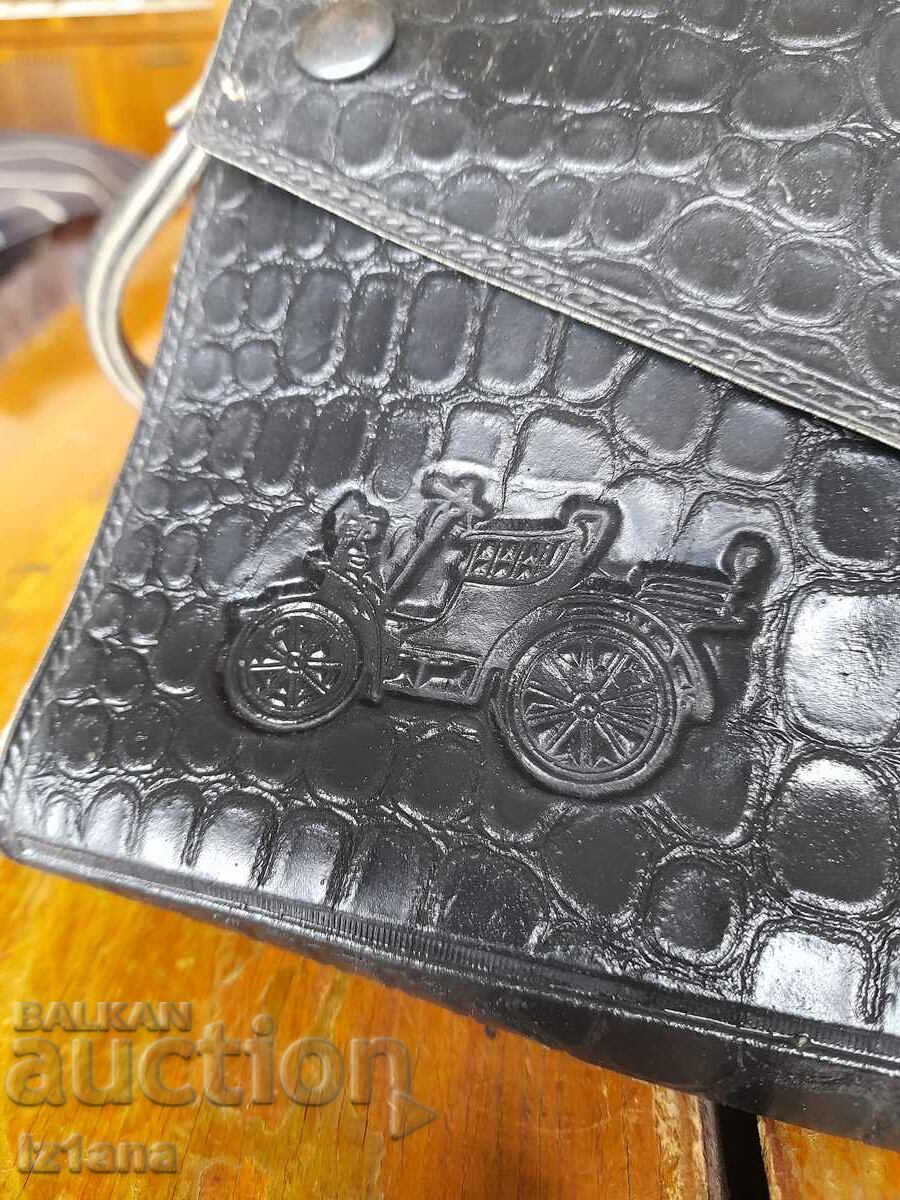 Auction  Old bag, document bag