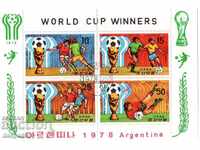 1978. Sev. Coreea. Cupa Mondială de fotbal, Argentina. Bloc.