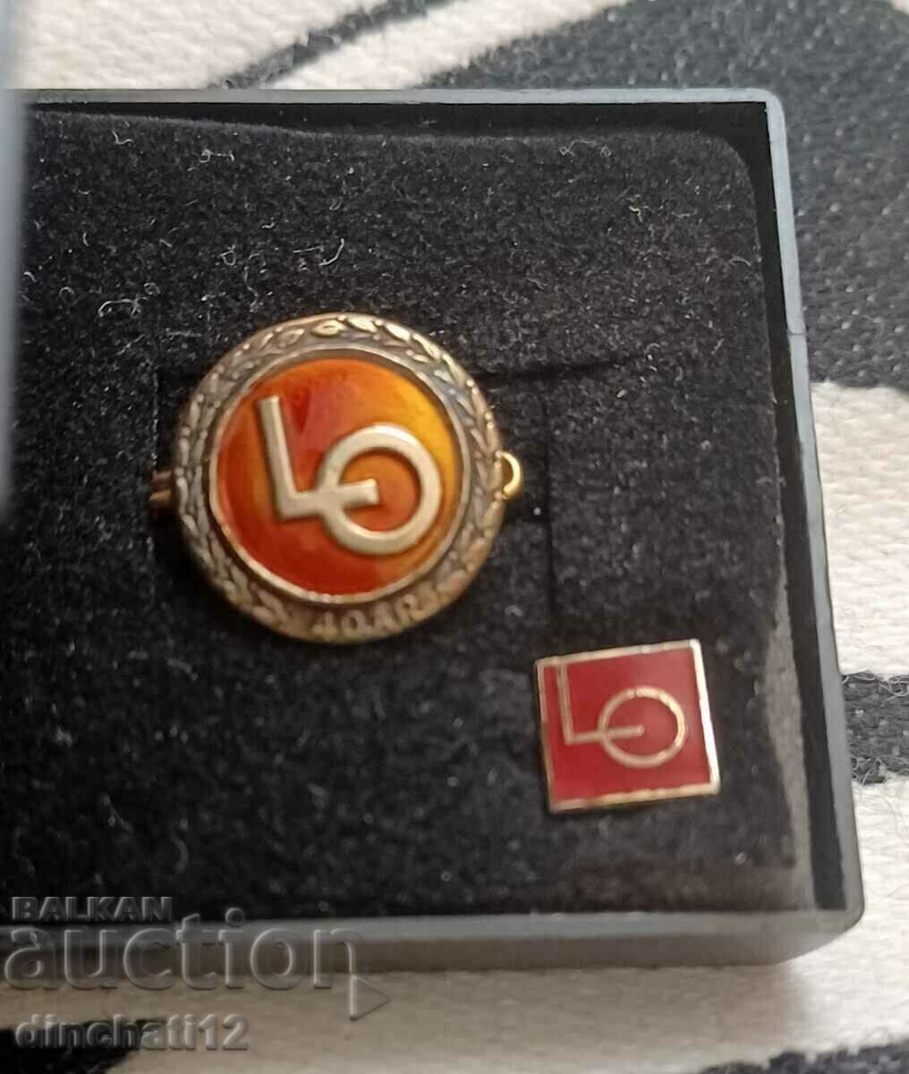 Rare Badges - Marked 40 Jahre LO - SILVER Rare Badges - Marked 40 Jahre LO - SILVER