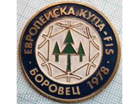 15946 Badge - FIS European Cup - Borovets 1978 - bronze