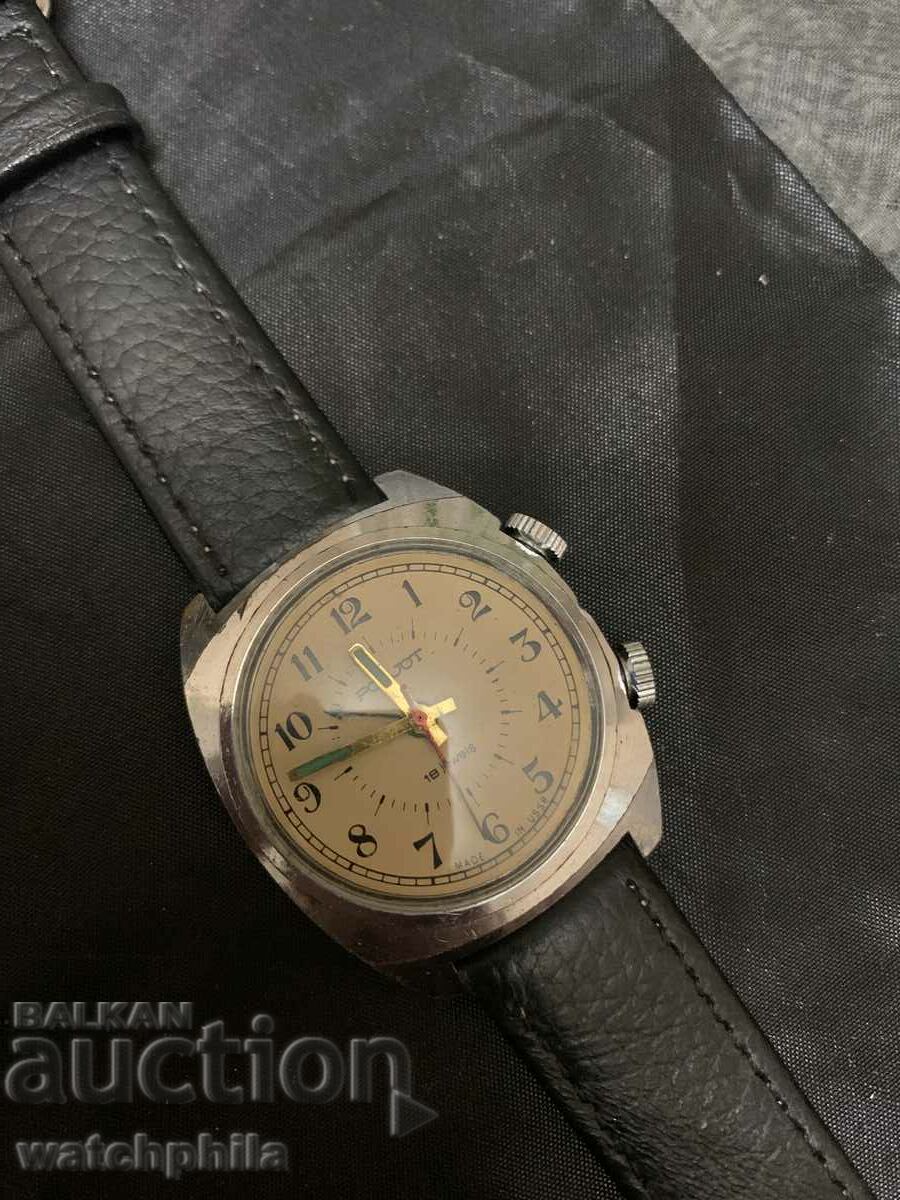 Poljot bell Soviet men's watch, works