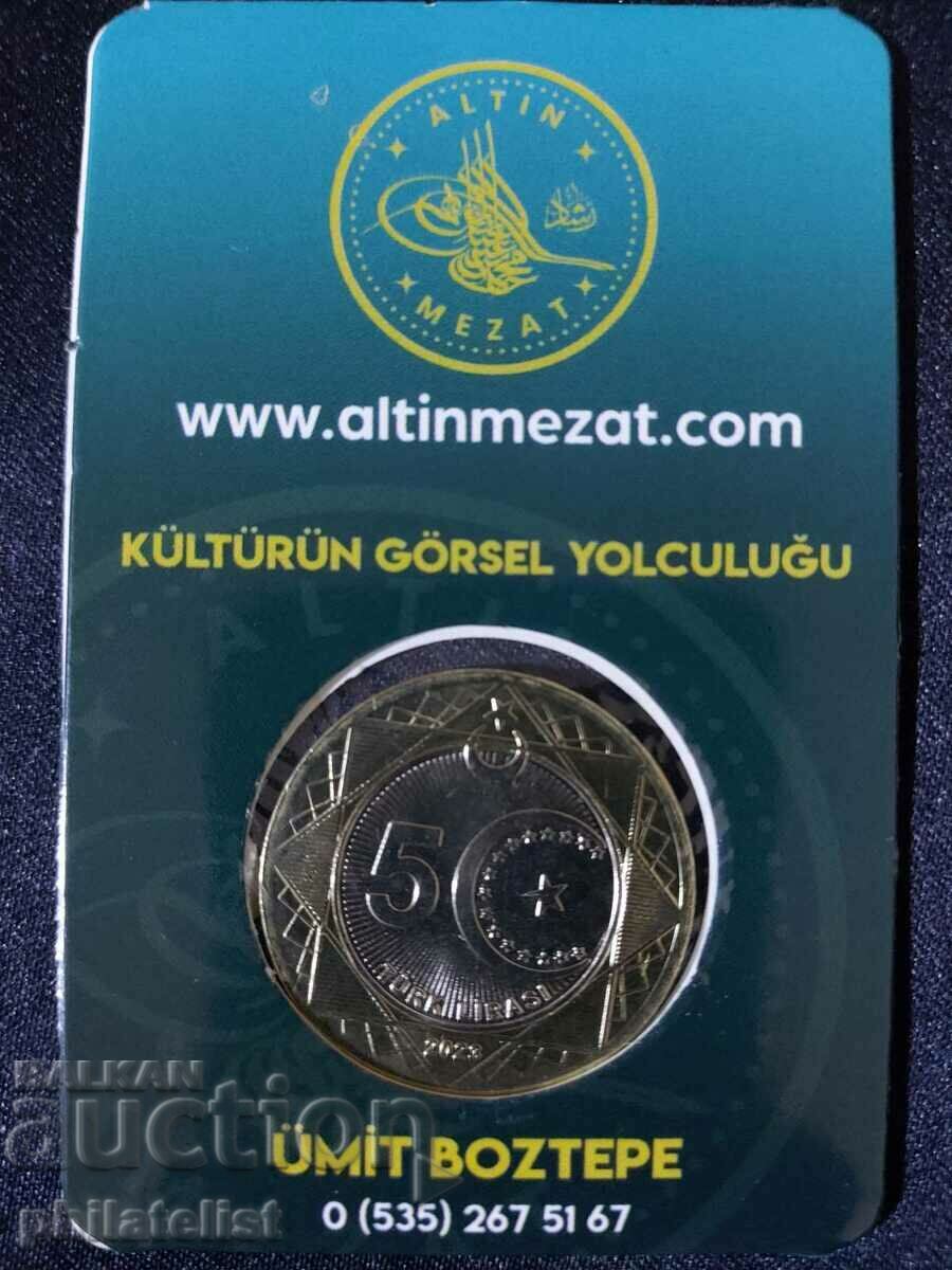 Турция 2023 – 5 лири - основаването на Турската република
