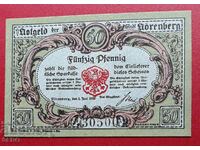 Банкнота-Германия-Мекленбург-Померания-Ньоренберг-50 пф.1920