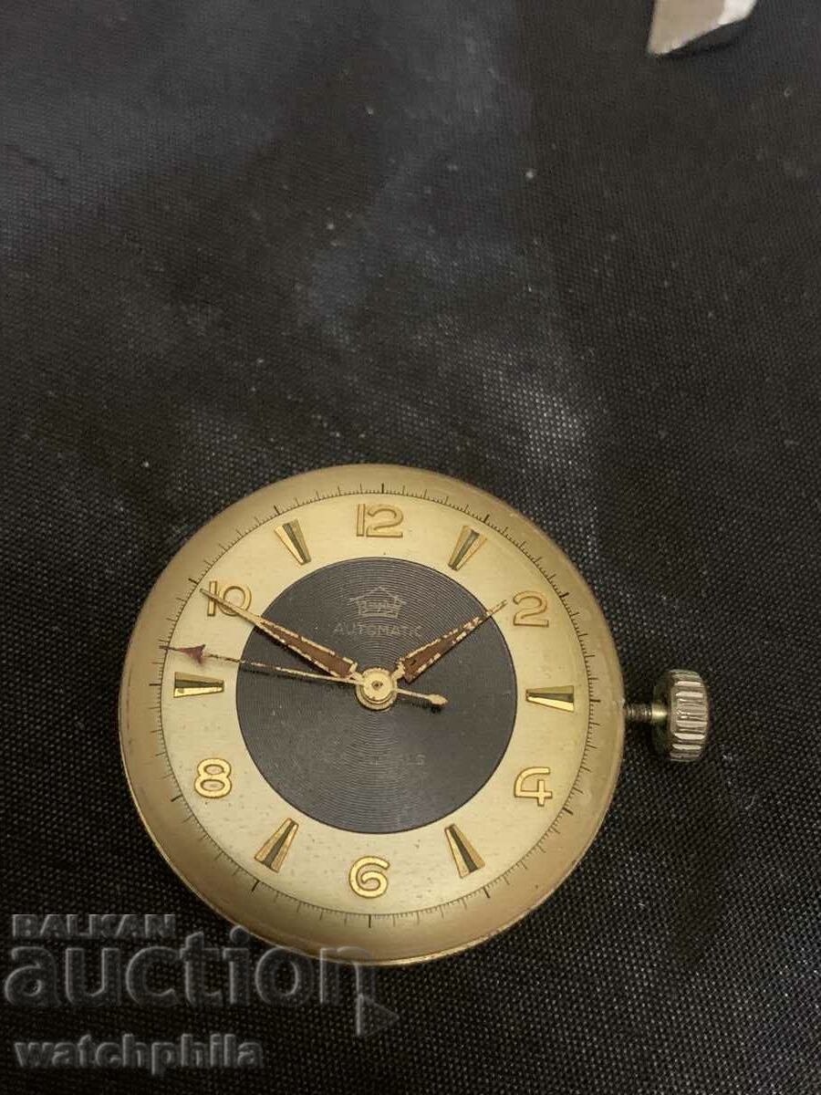 Zentra Automatic men's watch movement, working. Rare