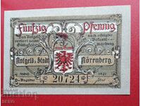 Τραπεζογραμμάτιο-Γερμανία-Μέκλενμπουργκ-Pomerania-Nürenberg-50 pf.1921