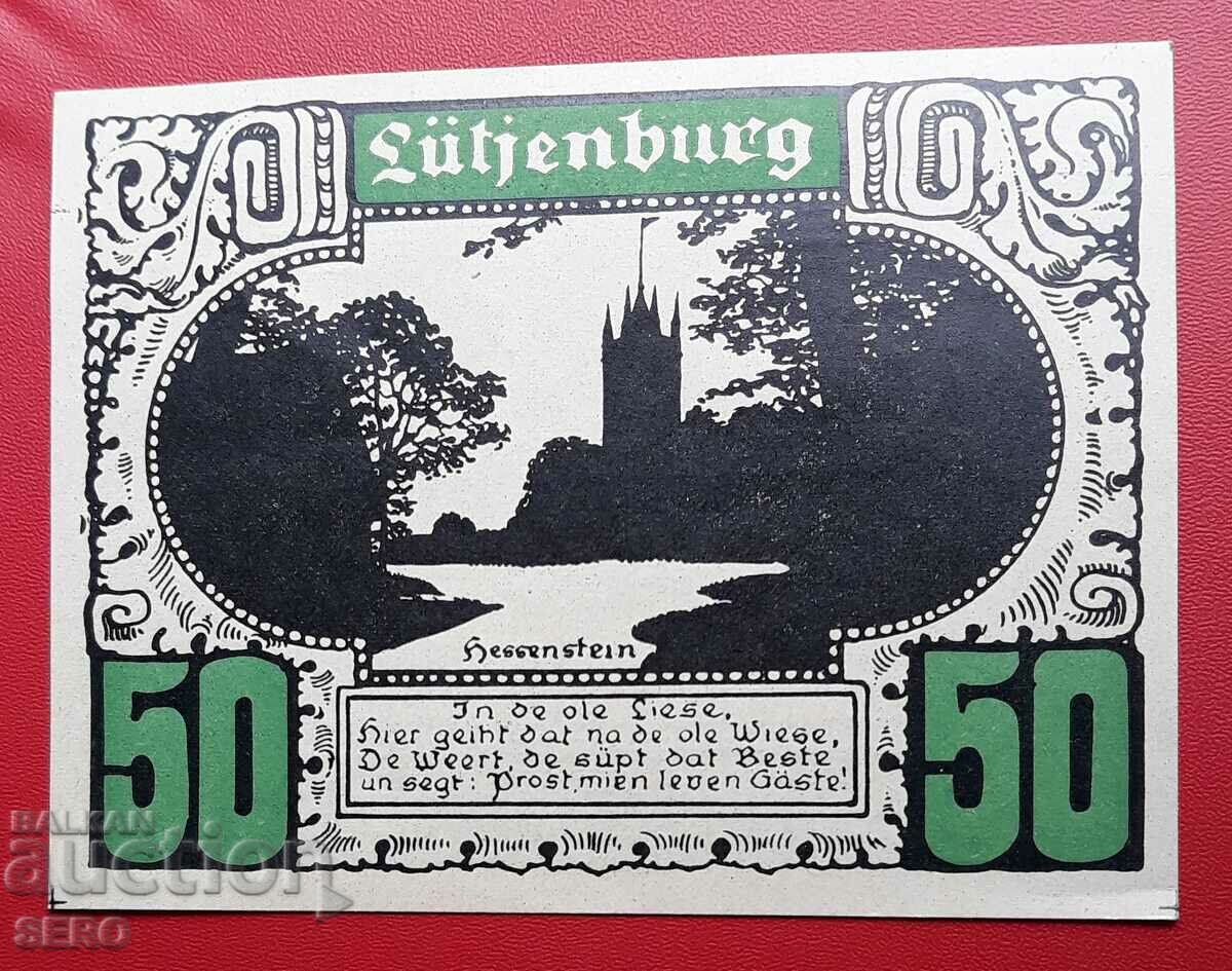 Bancnota-Germania-Schleswig-Holstein-Lutenburg-50 pfennig