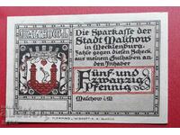 Банкнота-Германия-Мекленбург-Померания-Малхов-25 пфенига
