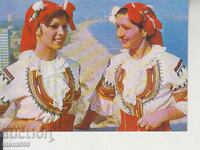 Postcard Folk costumes