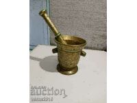 Old Solid Bronze Mortar 1