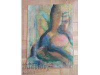 Large abstract original oil painting