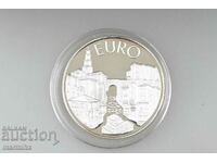 1999 Plovdiv House 10 Leva Silver Coin BZC