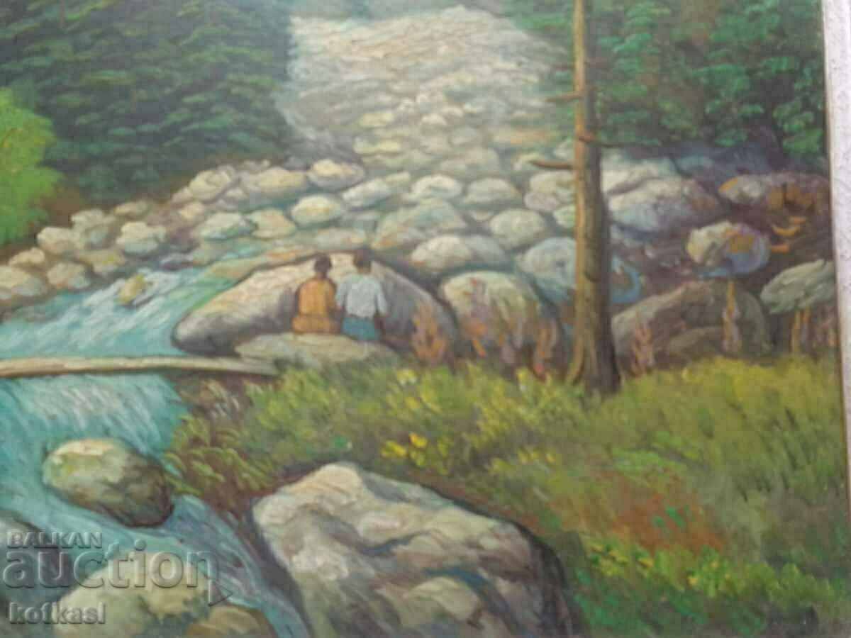 Ο Βούλγαρος συγγραφέας Communism λαδομπογιές PhaserLandscape RiverStones - 5 Ο Βούλγαρος συγγραφέας Communism λαδομπογιές PhaserLandscape RiverStones - 5