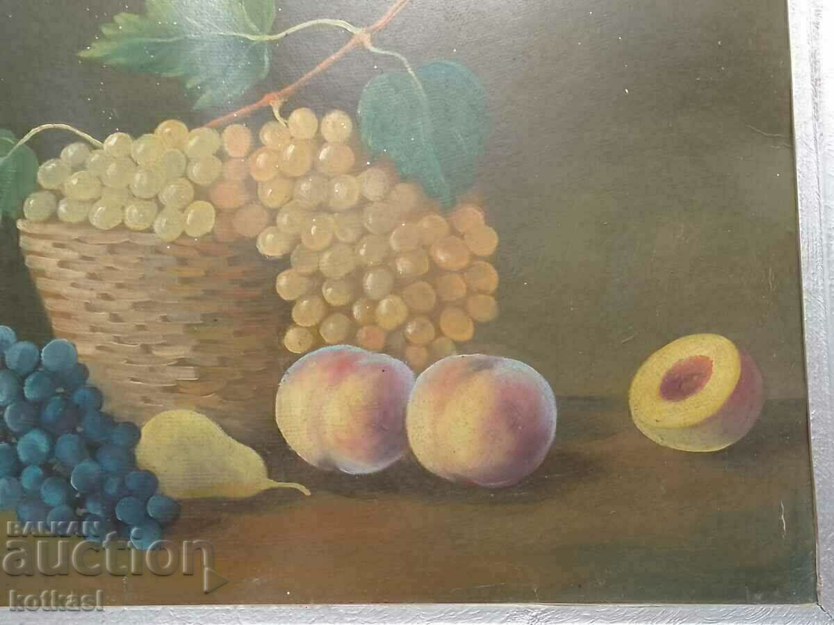 Български автор Комунизъм маслени бои фазер НатюрмортПлодове - 5 Български автор Комунизъм маслени бои фазер НатюрмортПлодове - 5