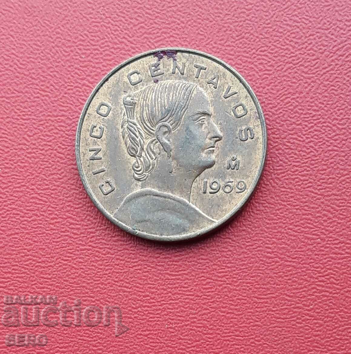 Μεξικό-5 centavos 1969