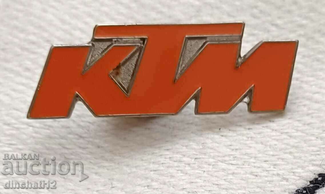 Значка Мотоциклети. Мотор - Motorcycle KTM AG. Auto Moto