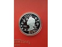 San Marino-10000 lira 1997-silver and very rare