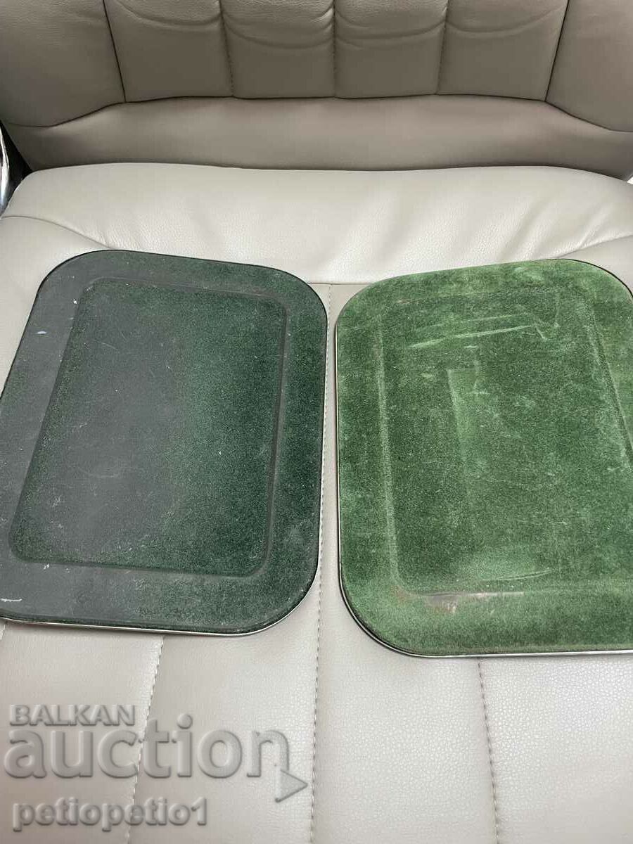 Delivery of Two silver plated trays Delivery of Two silver plated trays