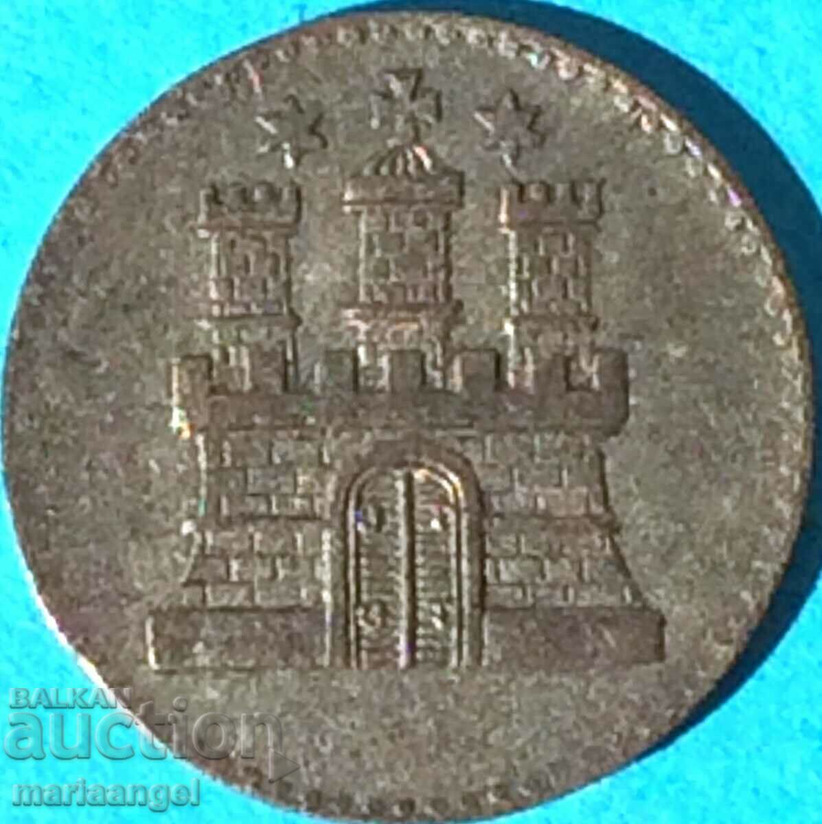 1 dreiling 1855 Germania argint
