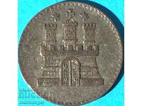 1 ντρέιλινγκ ασήμι 1855 Γερμανίας