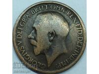 Great Britain 1/2 Penny 1917 25mm Bronze
