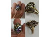 ARTICOL ANTICHI - INEL DE AUR - DIAMANTE, ACVAMARINA, ETC.