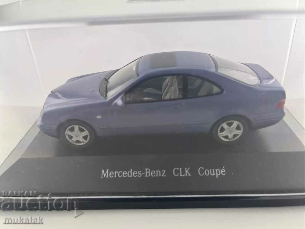 1:43 HERPA MERCEDES BENZ CLK COUPE TOY CAR MODEL