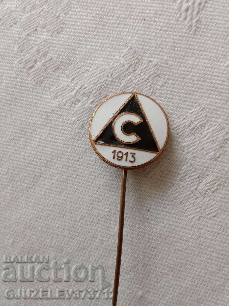 Old football badge Slavia