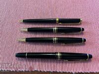 Montblanc Gold-Coated Classique Ballpoint Pens and Fountain Pens