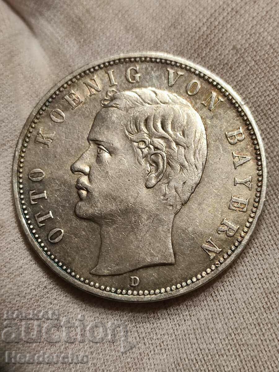 2 марки 1913-А Прусия (Германия) сребро