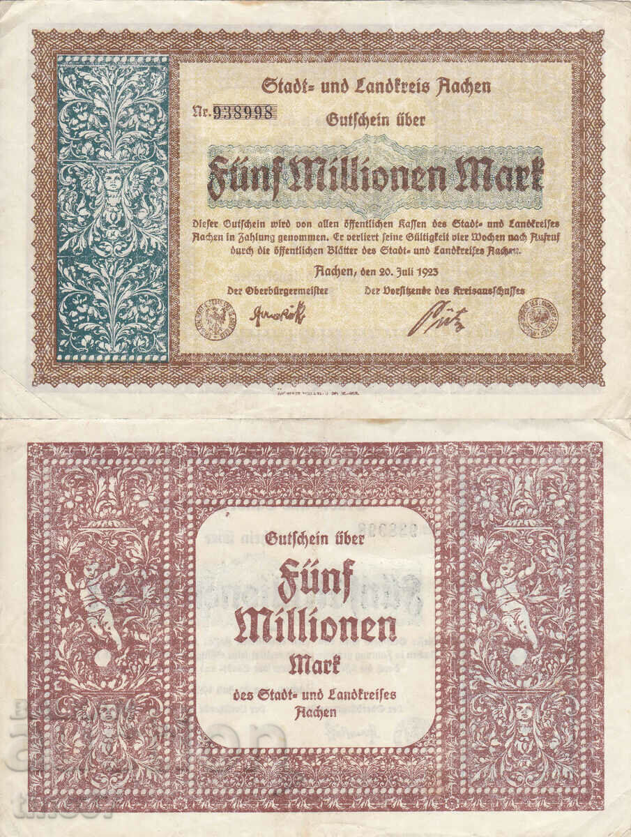 tino37- GERMANIA - 5000000 MARCI - 1923- VF