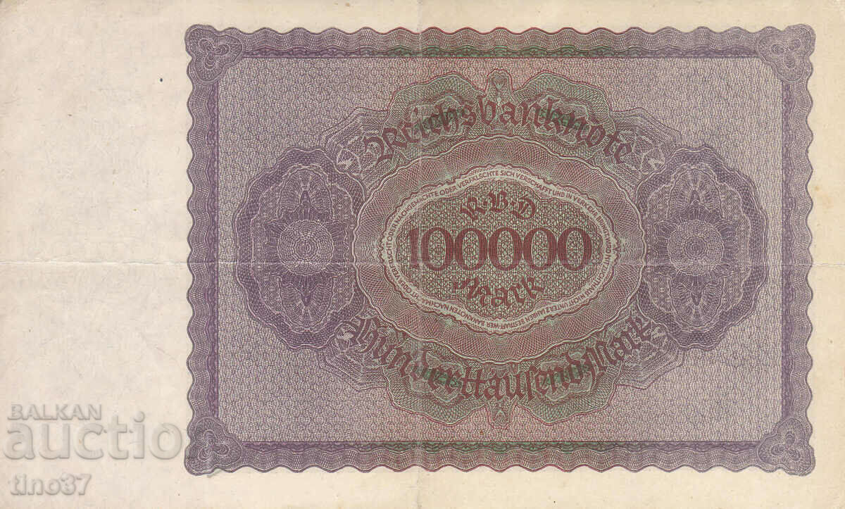 Licitație tino37- GERMANIA - 100000 MARCI - 1923- VF