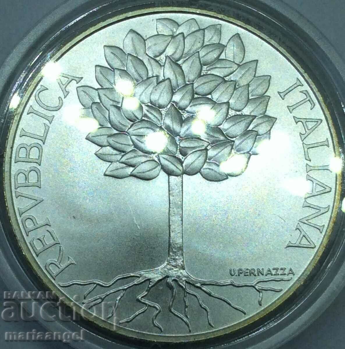 5 евро 2003 Италия "United Europe" UNC  сребро