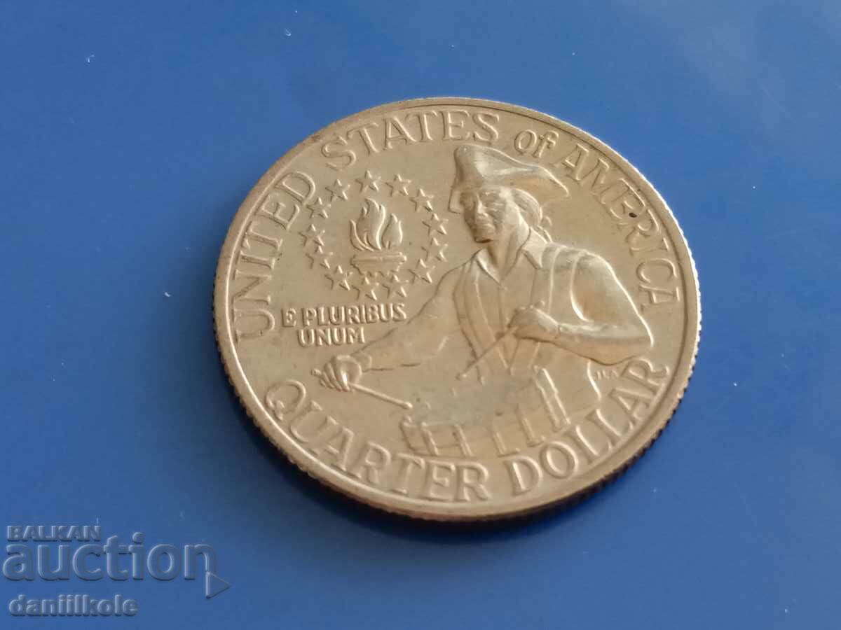 *$*Y*$* USA 1/4 QUARTER QUARTER DOLLAR 1976 - EXCELLENT *$*Y*$* *$*Y*$* USA 1/4 QUARTER QUARTER DOLLAR 1976 - EXCELLENT *$*Y*$*