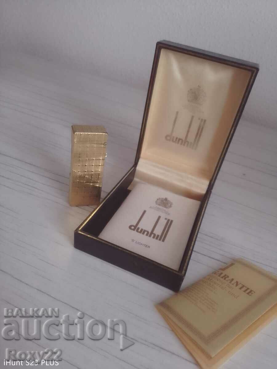 Dunhill gold lighter from the 1970s
