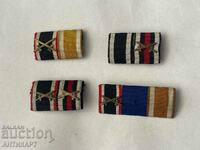 Panglici în miniatură ale Germaniei din Primul Război Mondial pentru comenzile germane pentru medalii