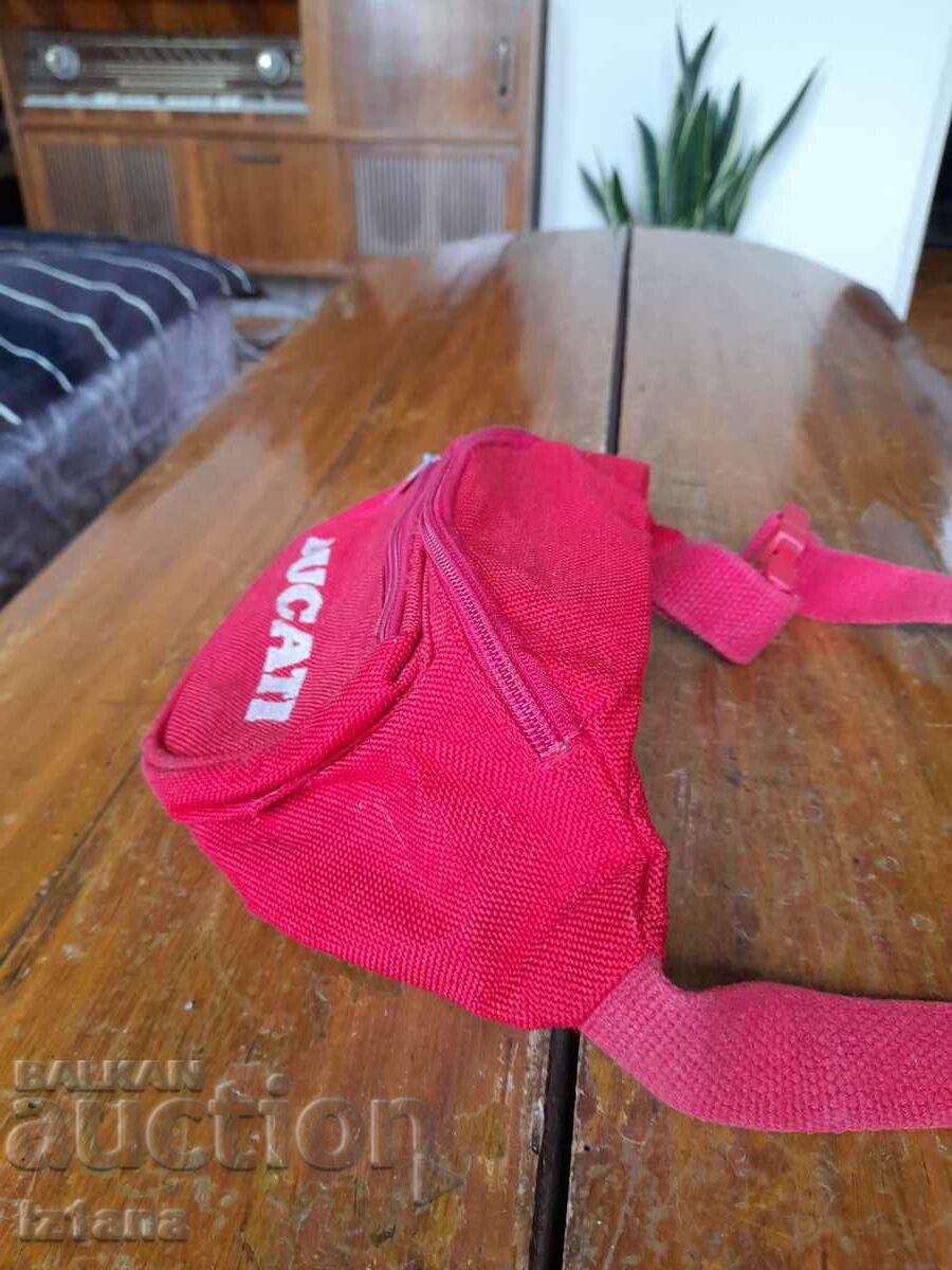 Ducati waist bag with price 32.00 BGN | € 16.36 Ducati waist bag with price 32.00 BGN | € 16.36