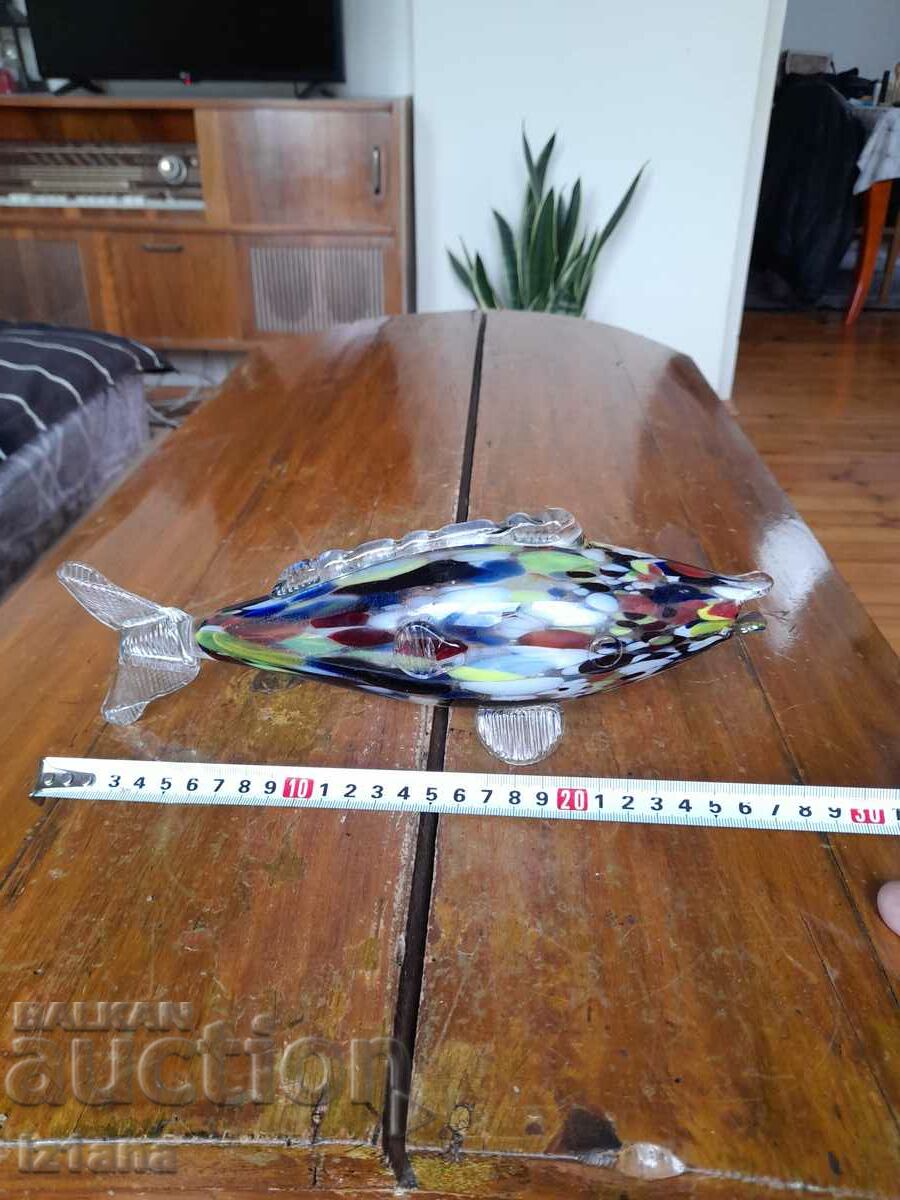 Auction Glass figure, figurine, fish Auction Glass figure, figurine, fish