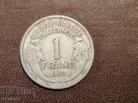 1950 год 1 франк буква В Алуминий Франция