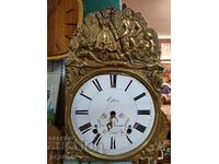 ANTIQUE WALL CLOCK FOR PARTS OR RESTORATION