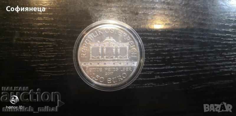 Виенска Филхармония 2017 1 OZ унция инвестиционно сребро с цена 148.00 лв. | € 75.67 Виенска Филхармония 2017 1 OZ унция инвестиционно сребро с цена 148.00 лв. | € 75.67