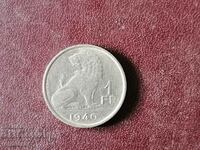 1 франк 1940 год  Белгия