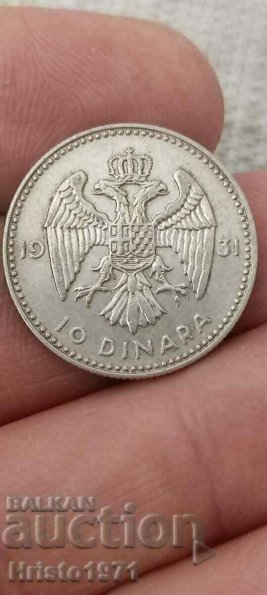 10 dinars 1931 10 dinars 1931