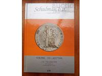 Κατάλογος με τα νομίσματα και τα μετάλλια του Schulman b.v.