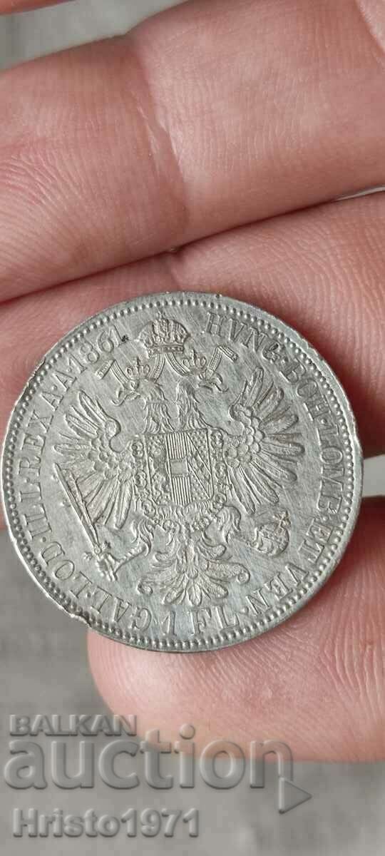 1 Florin A 1861 cu preț € 38.00 | 74.32 BGN