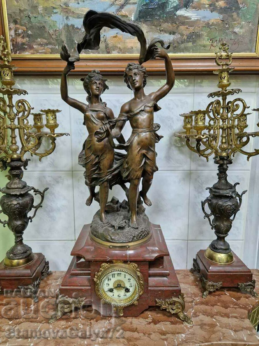 Auction Huge Antique French Mantel Clock Auction Huge Antique French Mantel Clock