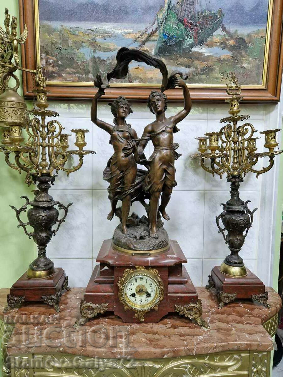 Huge Antique French Mantel Clock Huge Antique French Mantel Clock